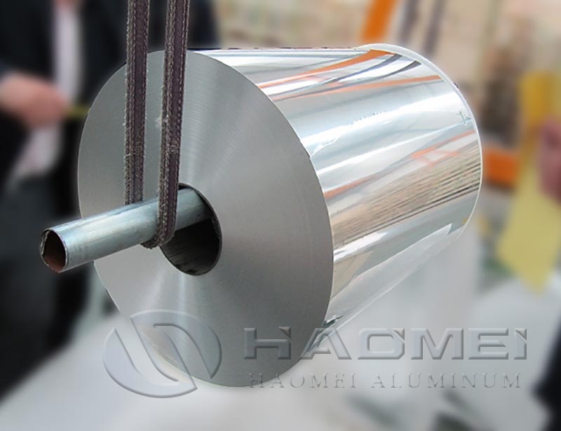 aluminum foil and battery